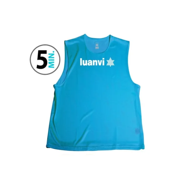 Peto Entrenamiento Luanvi Verde Fluor/AMARILLO/ROSA/AZUL - Imagen 3