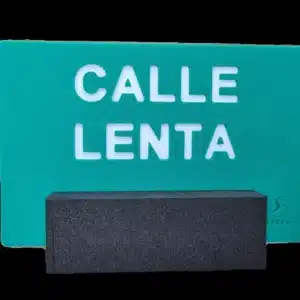 SEÑALIZADOR DE CALLE LENTA PISCINAS
