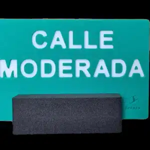 SEÑALIZADOR DE CALLE MODERADA PISCINAS