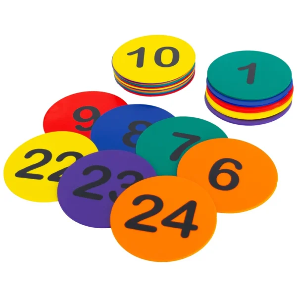 Set 24 discos planos numerados SOL-RANK - Imagen 2