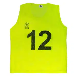 Set 12 petos enumerados SKILL (1-12) AMARILLO/ROYAL/NARANJA