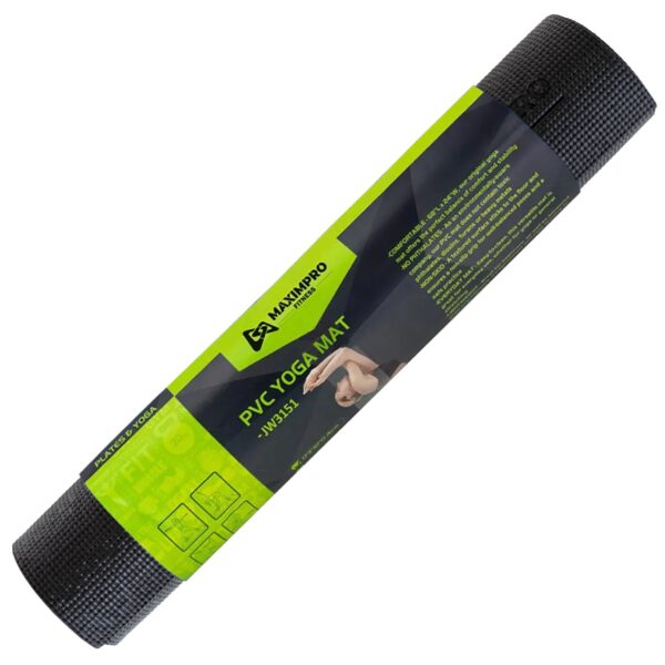 Esterilla Pilates y Yoga AKLA 173x61 cm 6 mm Negro - Imagen 6