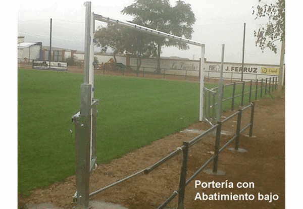Porteria F-7 Aluminio. Abatible - Imagen 9