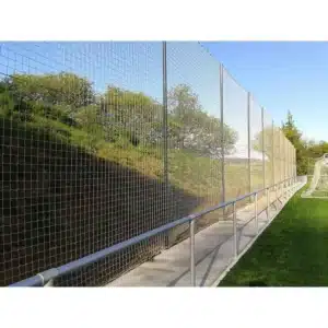 POSTE METÁLICO 6M PARA RED PROTECCIÓN CON PLETINA PARA ATORNILLAR
