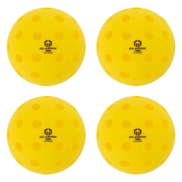 Set 4 pelotas pickleball TORQ Outdoor - Imagen 3