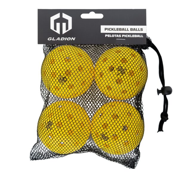 Set 4 pelotas pickleball TORQ Outdoor - Imagen 5