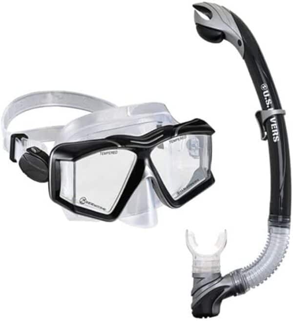 SET MÁSCARA U.S. DIVERS COMBO SIDEVIEW II BUCEO GAFA RESPIRADOR