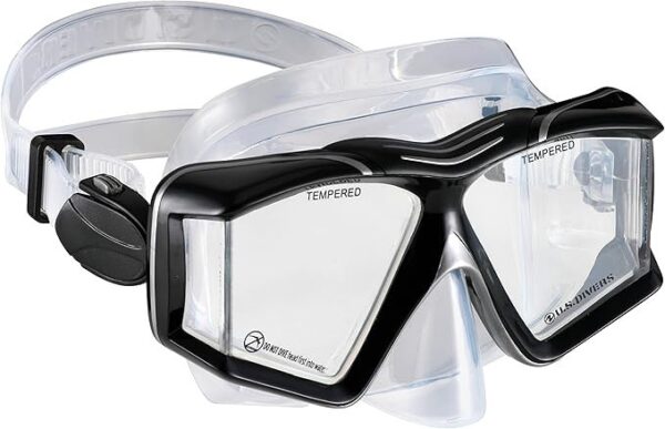 SET MÁSCARA U.S. DIVERS COMBO SIDEVIEW II BUCEO GAFA RESPIRADOR - Imagen 2