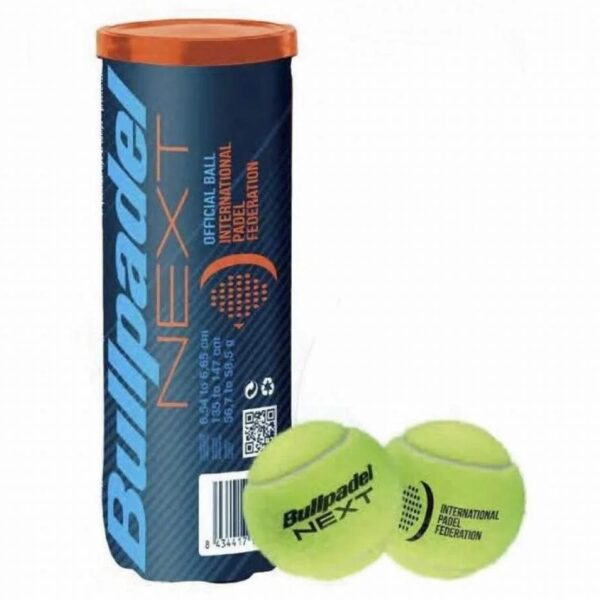 BOTE 3 PELOTAS DE PÁDEL BULLPADEL FIP NEX