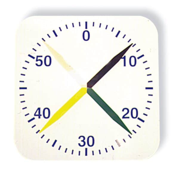 CRONÓMETRO DE PISCINA 80x80cm 4 AGUJAS