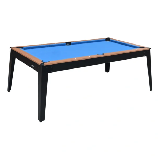 Mesa de Billar 3 en 1 con Patas metálicas 7′ New Alejandría PING PONG/MESA COMEDOR
