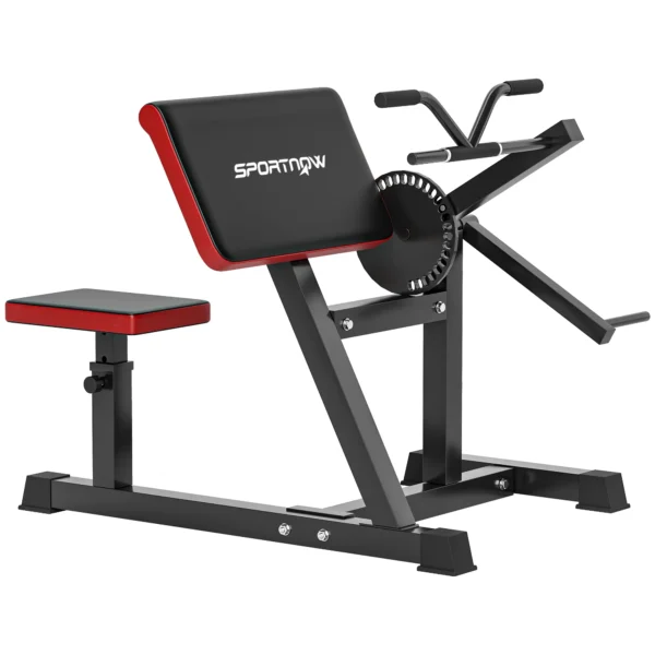 Máquina de Bíceps y Tríceps 2 en 1 Banco de Curl Predicador con Asiento y Apoyo de Codo Ajustables para Gimnasio Casa - Imagen 3