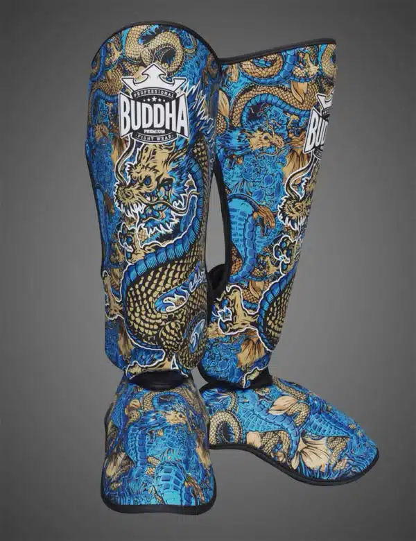Espinilleras Dragon Rojas/AZULES/BLANCAS - Imagen 6