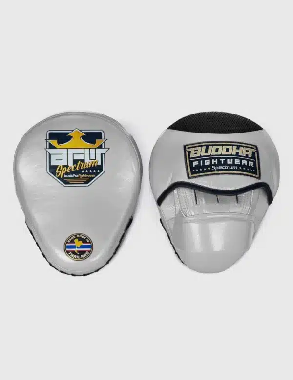 Manoplas de Boxeo Curvadas Buddha Spectrum Thailand Rojas (Precio Par) - Imagen 4