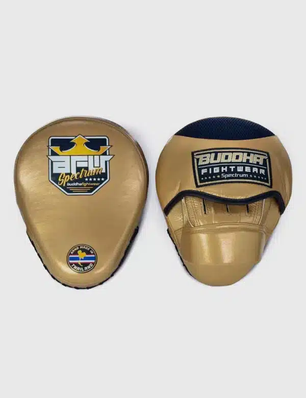 Manoplas de Boxeo Curvadas Buddha Spectrum Thailand Rojas (Precio Par) - Imagen 3