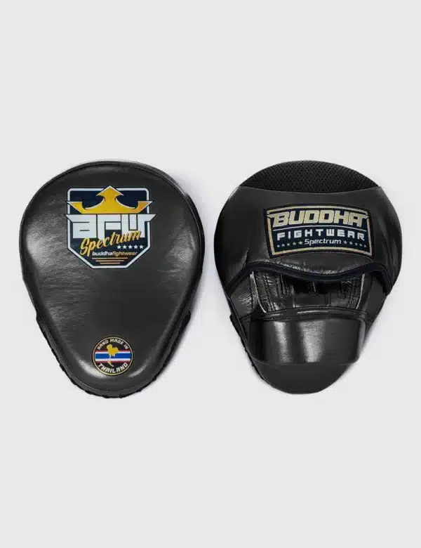 Manoplas de Boxeo Curvadas Buddha Spectrum Thailand Rojas (Precio Par) - Imagen 2