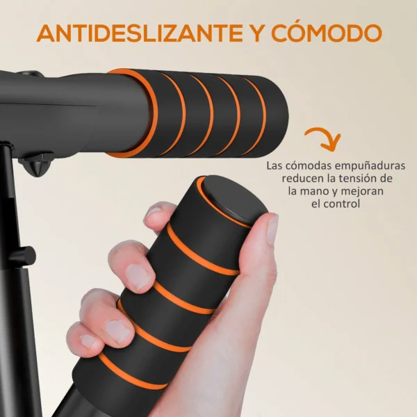 Barra de Dominadas de Pared con Bandas de Resistencia Carga 150 kg para Ejercicio y Entrenamiento Negro y Naranja - Imagen 4