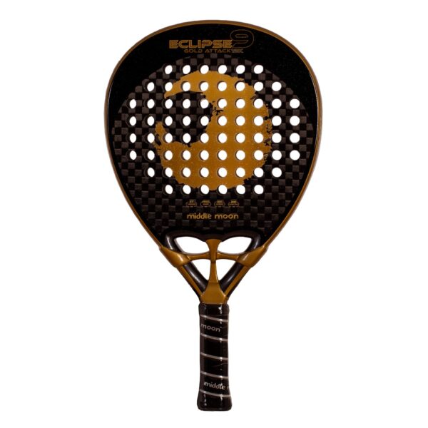 PALA PÁDEL MIDDLE MOON ECLIPSE 9 GOLD ATTACK 12K - Imagen 5