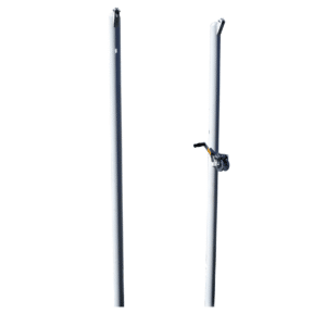 Postes de Voleibol metálicos, Ø80 mm, para anclar (tensor con cabrestante)
