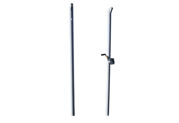 Postes de Voleibol metálicos, Ø80 mm, para anclar (tensor con cabrestante)