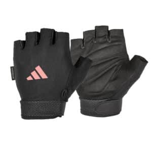 ADIDAS Guantes de Entrenamiento Essential Ajustables ROSA FITNESS HALTEROFILIA
