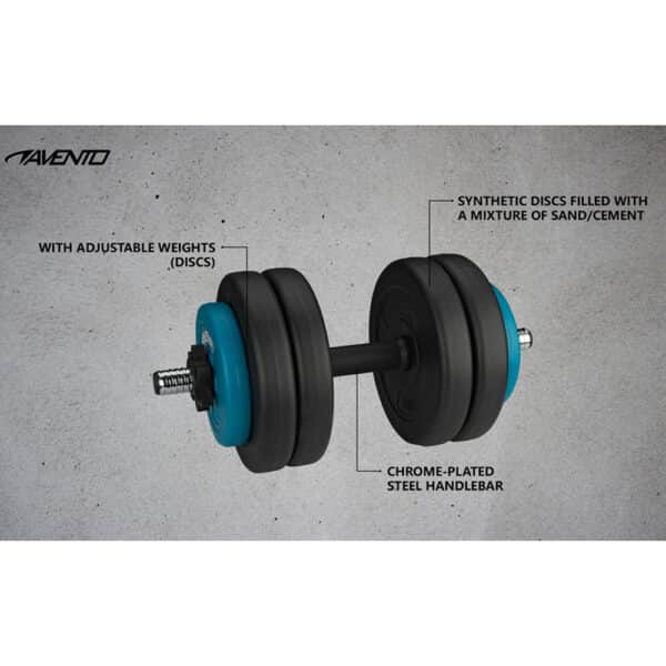 Pesa Ajustable 15 kg – Mancuernas con 6 Discos - Imagen 6