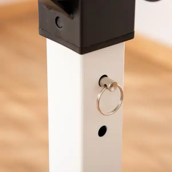 Soporte para Pesas Estante Soporte Barra Pesas Ajustable para Ejercicios Sentadillas en Hogar y Oficina Carga 150 kg de Acero Altura Regulable de 121-171 cm Negro y Rojo - Imagen 13