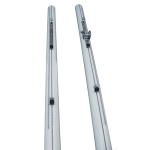 Postes de Voleibol aluminio, Ø 90mm, para anclar (tensor con cabrestante)