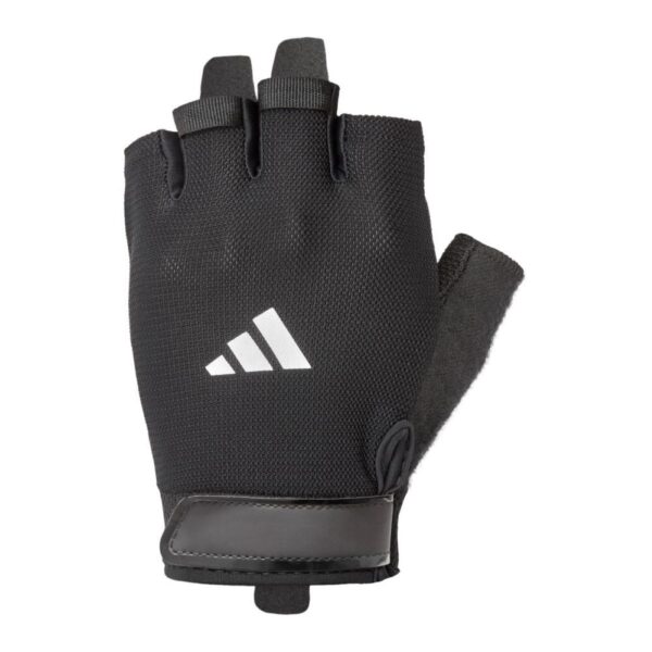 ADIDAS GUANTES DE ENTRENAMIENTO ESSENTIAL BCK/WHT BLANCO HALTEROFILIA FITNESS - Imagen 7