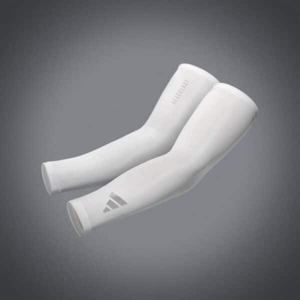 ADIDAS MANGA DE COMPRESIÓN AEROREADY REFLECTANTE BLANCO - Imagen 3