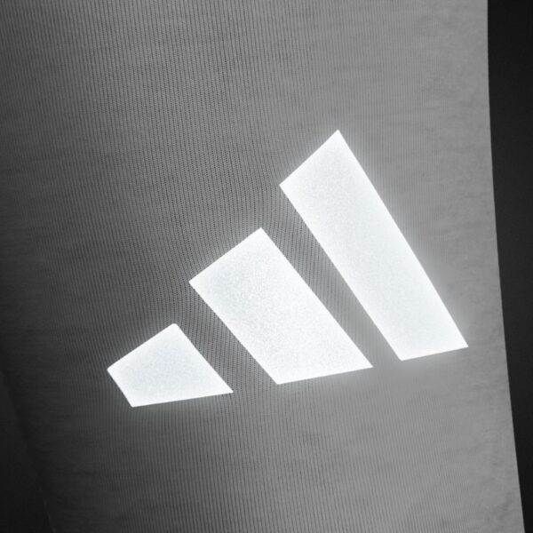 ADIDAS MANGA DE COMPRESIÓN AEROREADY REFLECTANTE BLANCO - Imagen 2