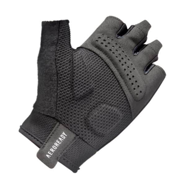 ADIDAS GUANTES DE ENTRENAMIENTO ESSENTIAL BCK/WHT BLANCO HALTEROFILIA FITNESS - Imagen 5