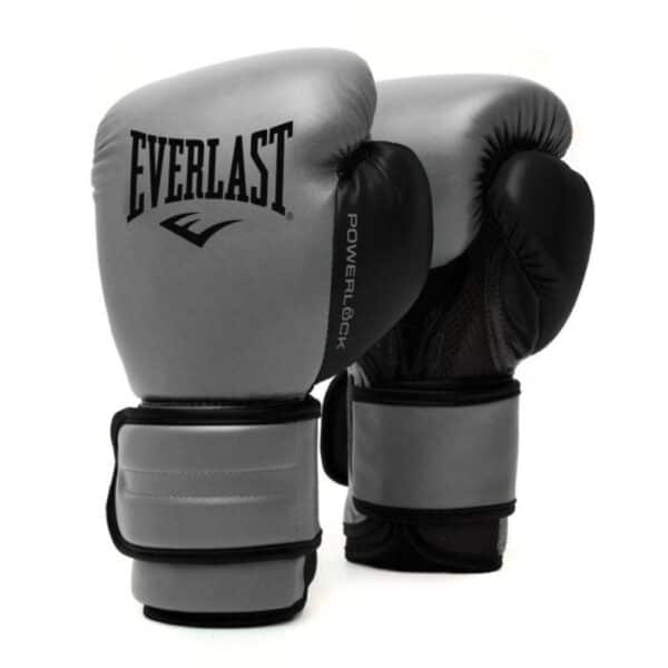 EVERLAST GUANTES POWERLOCK 2 TRAINING CHARCOAL BOXEO - Imagen 2