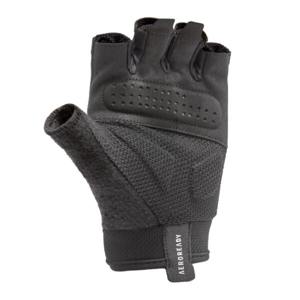 ADIDAS GUANTES DE ENTRENAMIENTO ESSENTIAL BCK/WHT BLANCO HALTEROFILIA FITNESS - Imagen 9