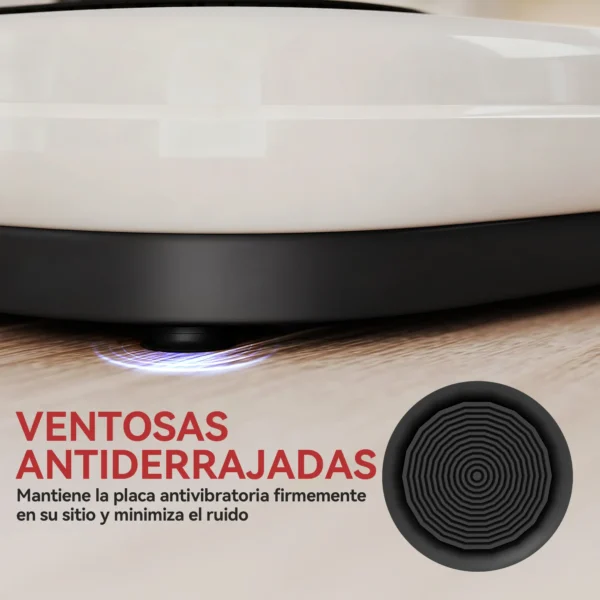 Plataforma Vibratoria con 50 Velocidades 3 Programas Pantalla LED Mando a Distancia Bandas Elásticas Ejercicio en Casa - Imagen 6