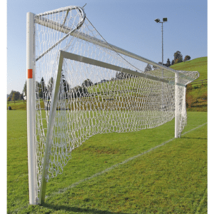 Bases Abatible Pro Aluminio 80x40mm. para porterías fijas F-11. Fondo 2m. Juego