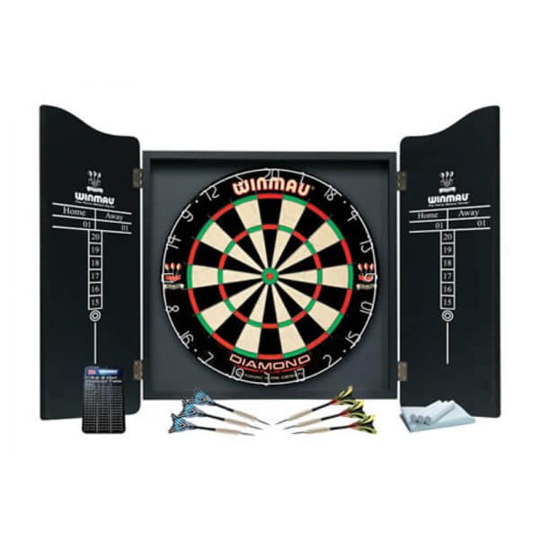 Armario + Diana Winmau Professional Darts Set 5003 DARDOS PUNTA DE ACERO - Imagen 2