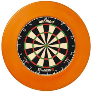 Diana Winmau Blade 6 Dartboard+Surround Naranja/VERDE Winmau DARDOS PUNTA DE ACERO