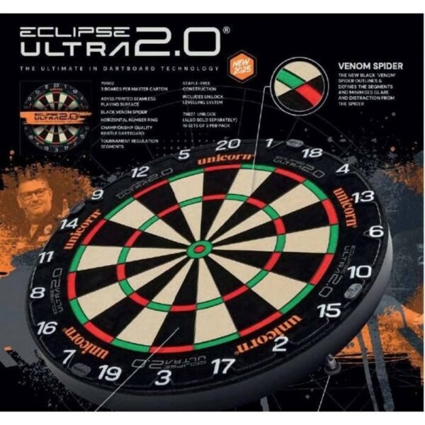 Diana Unicorn Eclipse Ultra 2.0 Dartboard UN-79902 - Imagen 3