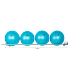 Soporte pared fitness ball 2,20M