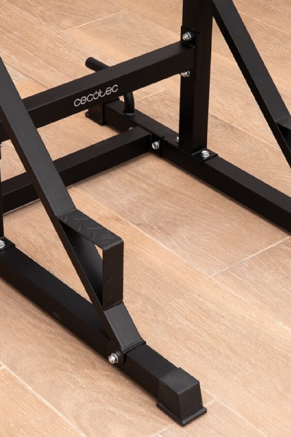 Drumfit PullUps 4000 Power tower. Multiestación de musculación. Torre de dominadas y fondos. Acolchado y con agarres antideslizantes. Altura ajustable. Máximo peso 120 kg. - Imagen 3