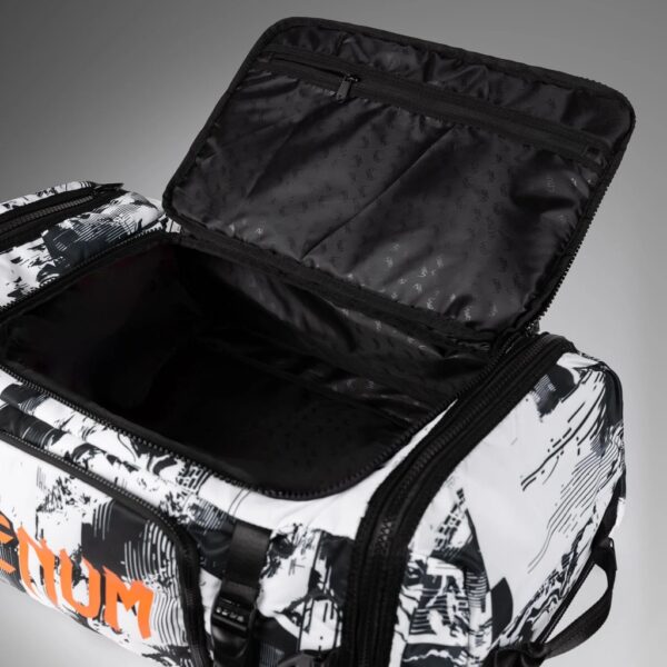Venum UFC Zenith Authentic Fight Week Gear Bag Blanco-Negro MOCHILA - Imagen 6