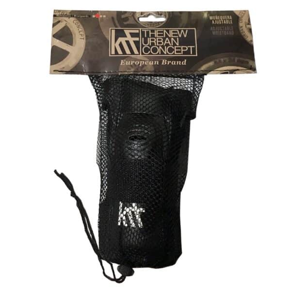 MUÑEQUERAS SENIOR KRF NEGRO patines protector - Imagen 5