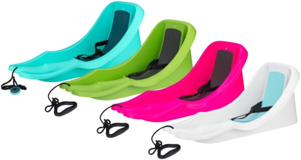 Trineo para Bebé Baby Rider - Asiento Ergonómico con Cinturón - Respaldo Alto - 75 x 40 cm - Hasta 25 kg - Imagen 2