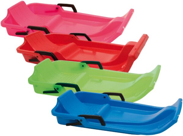 Trineo UFO con Frenos y Cuerda - 84 x 42 cm - Resistente hasta 50 kg nieve