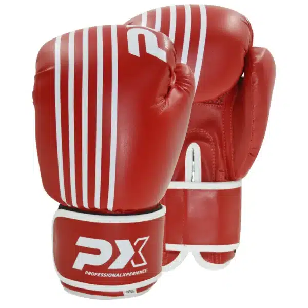 GUANTES BOXEO SPARRING ROJOS PX 8/10/12/14/16 ONZAS