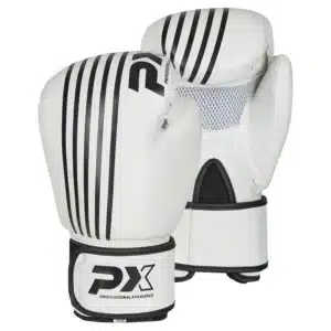 GUANTES BOXEO SPARRING BLANCOS PX 8/10/12/14/16 ONZAS