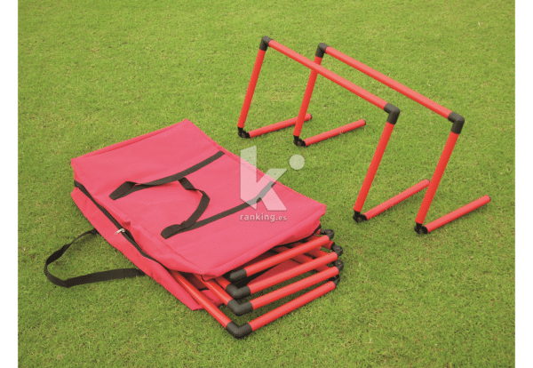 Valla Ángulo regulable 6 a 38 cm con bolso. Set 6 uds.ATLETISMO