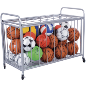 Carro portabalones 118 x 65 x 62 cm. Capacidad 30/35 Balones