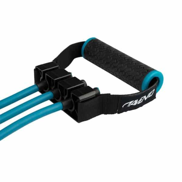 Avento Expansor de Pecho Ajustable - Tensor con 3 Tubos de Resistencia TPE (Hasta 24kg) y Agarres Ergonómicos - Imagen 3